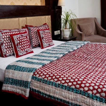 Royal Ajrakh Jaipuri Quilt